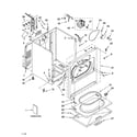 Whirlpool LEQ9858PG1 cabinet parts diagram