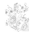 Whirlpool LEQ9858PG1 bulkhead parts, optional parts (not included) diagram