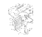 Whirlpool LSR5132PQ4 controls and rear panel parts diagram