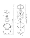 Agitator, basket and tub parts
