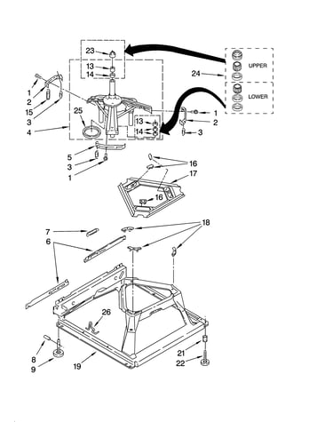 Machine base parts