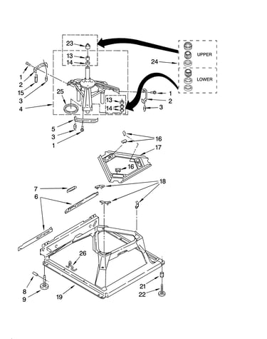 Machine base parts