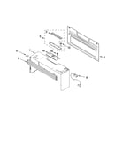 Cabinet and installation parts