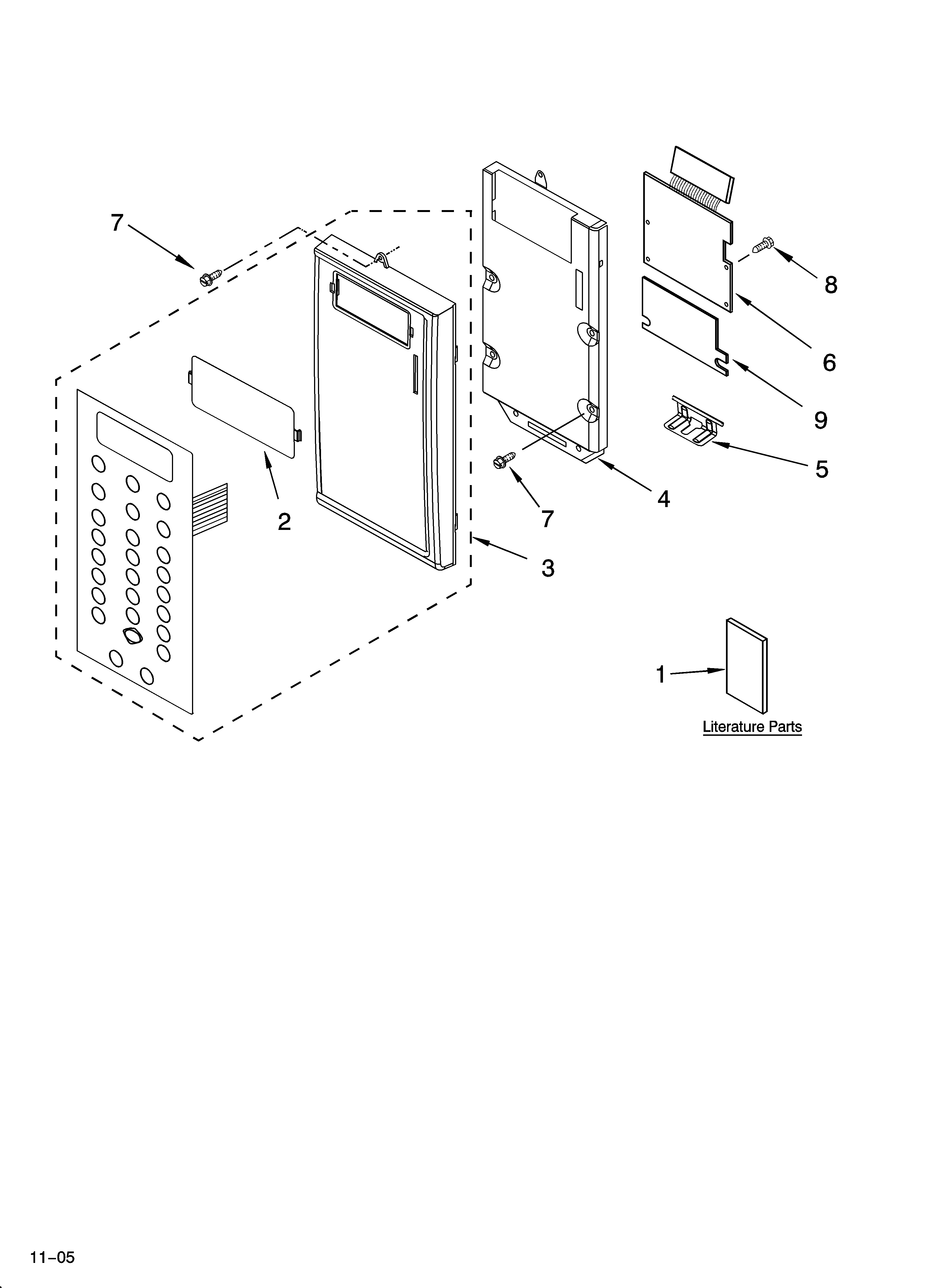 Control panel parts