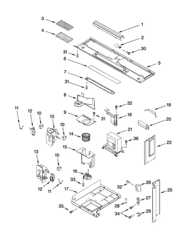 Interior and ventilation parts
