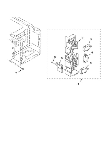 Latch board parts