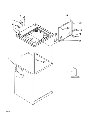 Top and cabinet parts