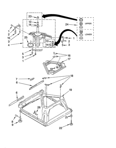Machine base parts