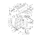 Roper RAS6233RQ0 controls and rear panel parts diagram