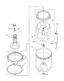 Agitator, basket and tub parts