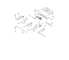 Whirlpool RBS245PRT00 top venting parts, optional parts diagram