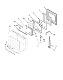 Oven door parts