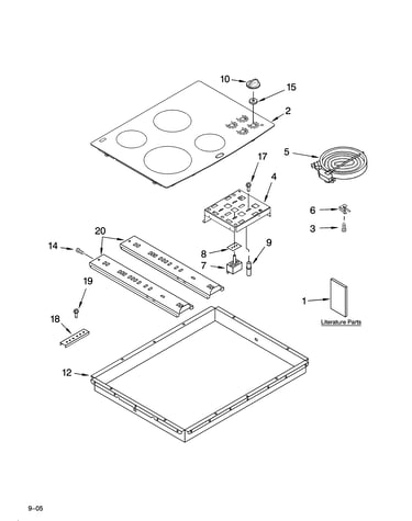 Cooktop parts, optional parts