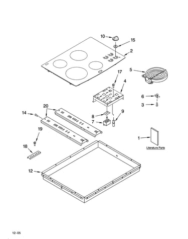Cooktop parts, optional parts