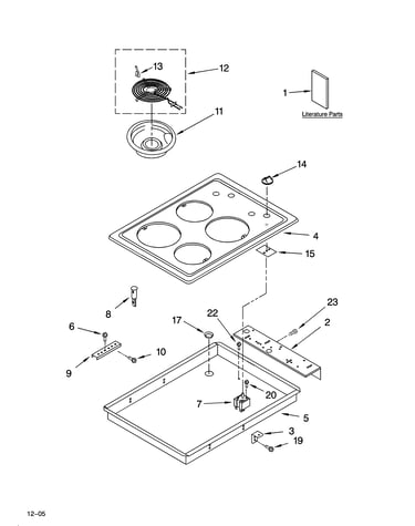 Cooktop parts