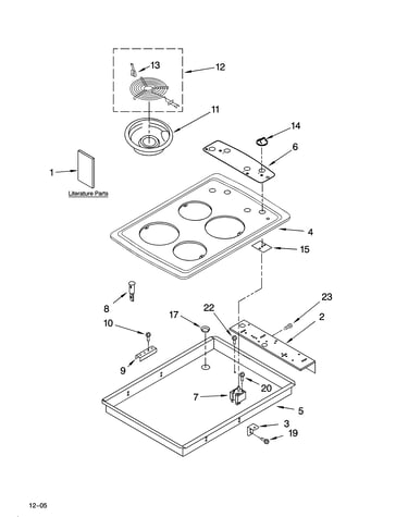 Cooktop parts