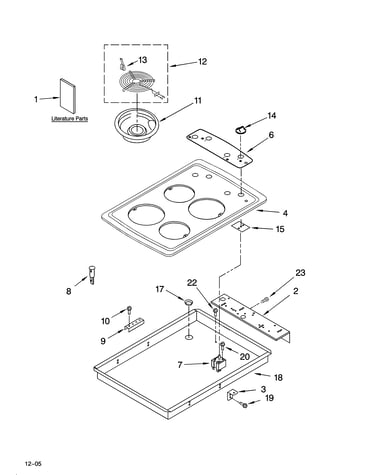 Cooktop parts