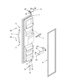 Freezer door parts