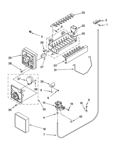 Icemaker parts, optional parts