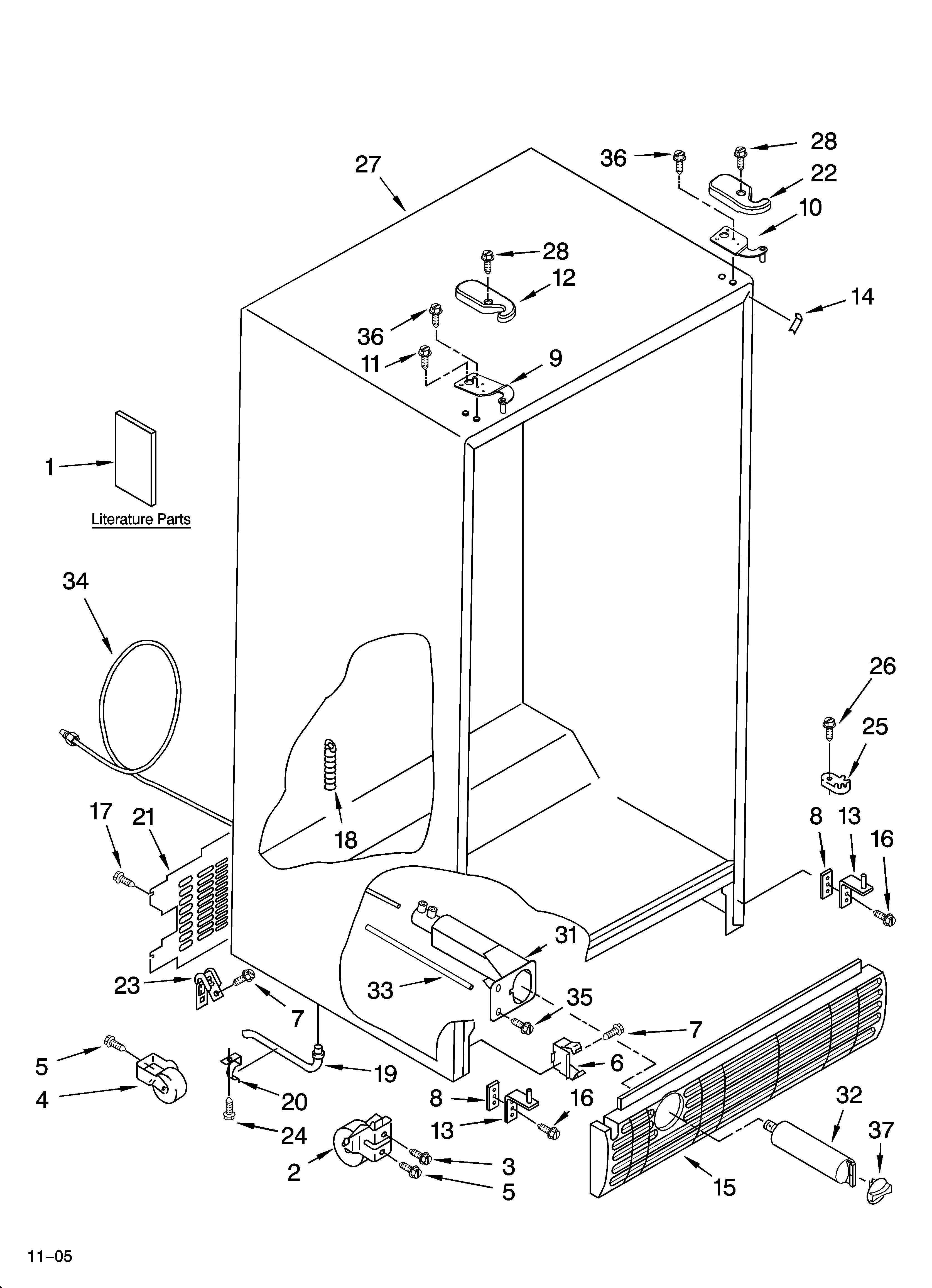 Cabinet parts