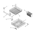 Dishrack parts, optional parts