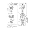 Roper RUD6050RD2 pump and motor parts diagram
