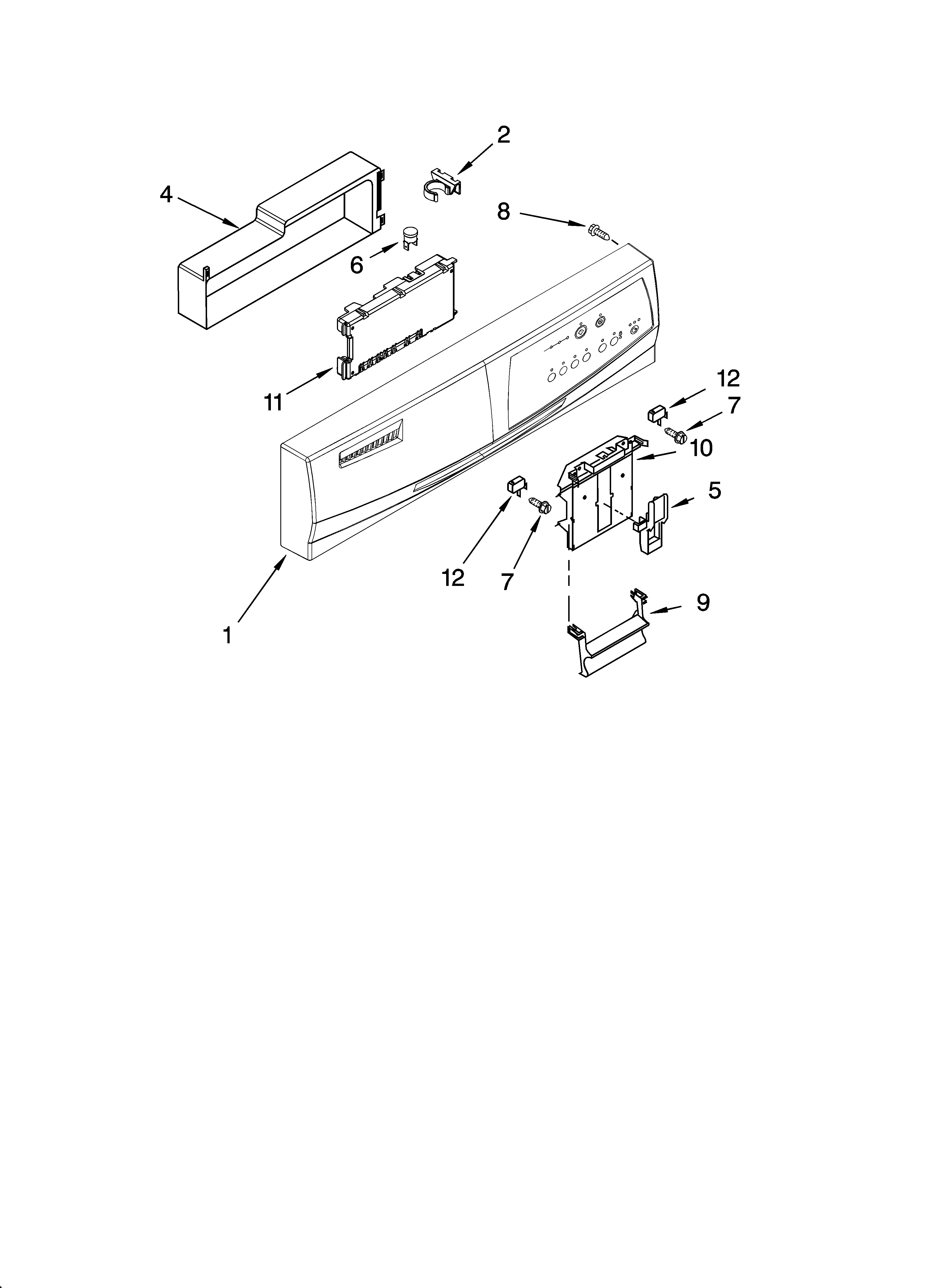 CONTROL PANEL PARTS