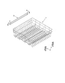 Upper rack and track parts