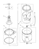 Agitator, basket and tub parts