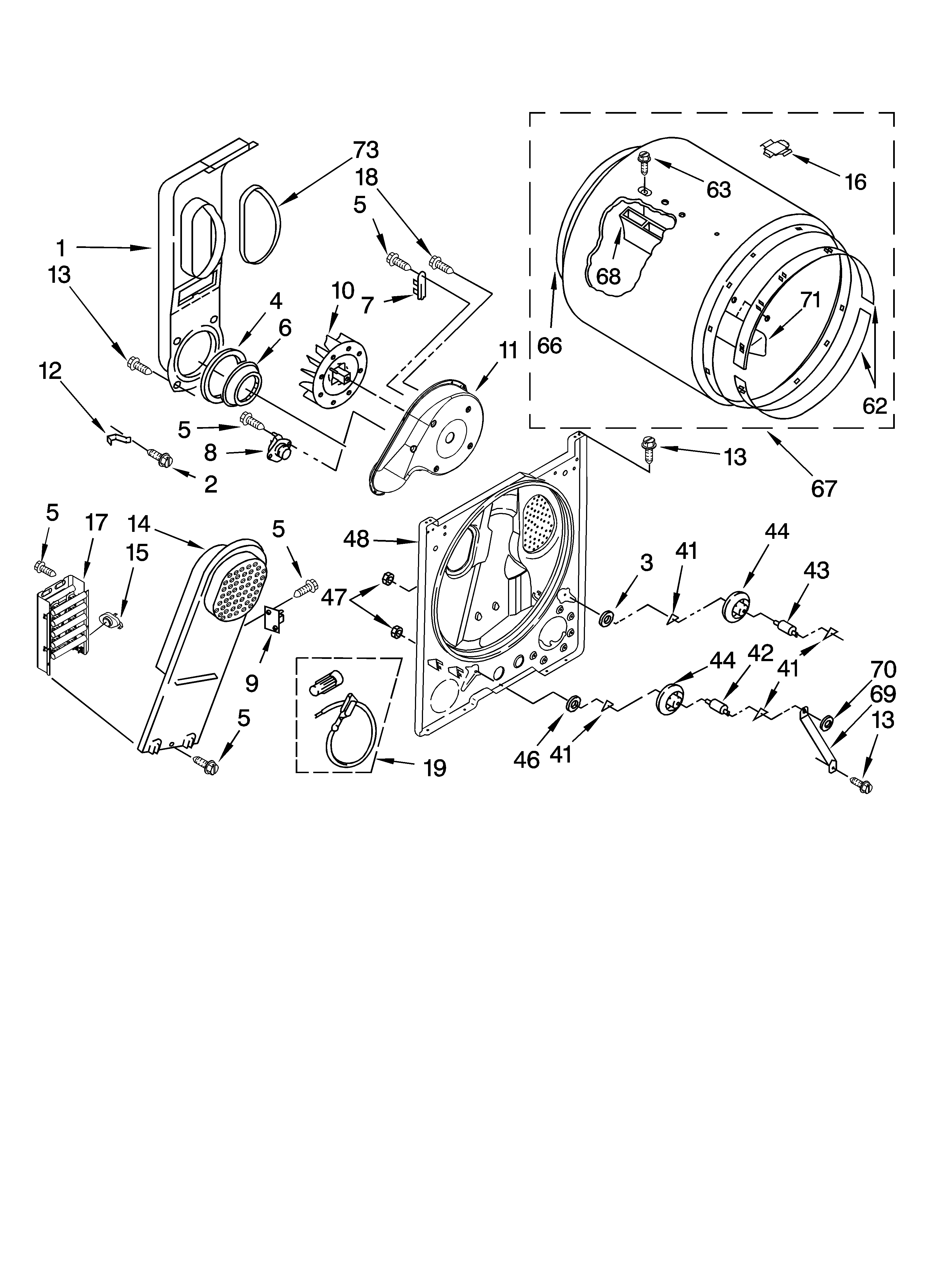 Bulkhead parts, optional parts (not included)