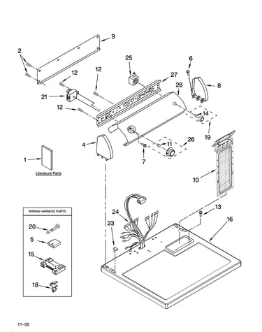 Top and console parts