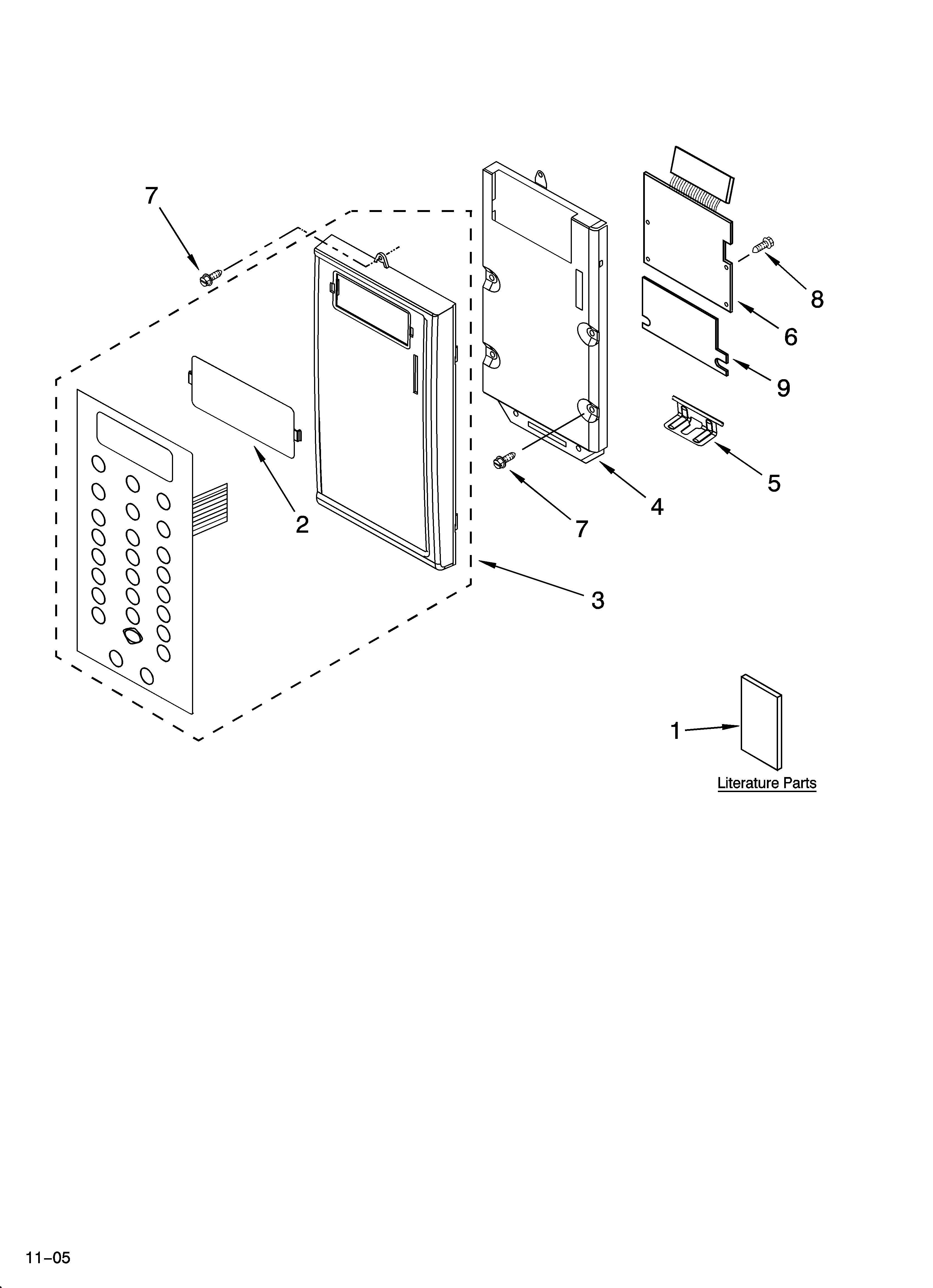 Control panel parts