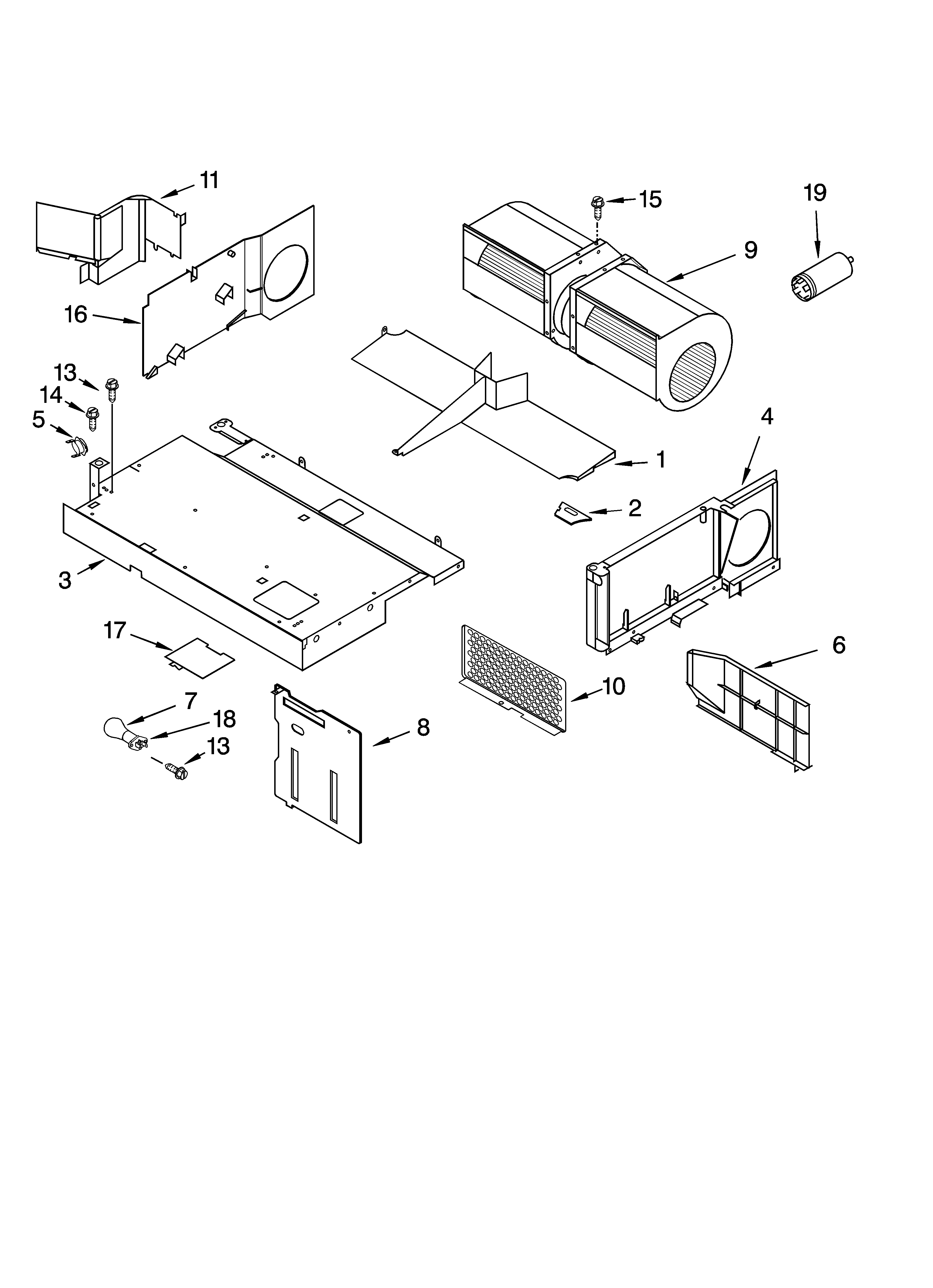 Air flow parts