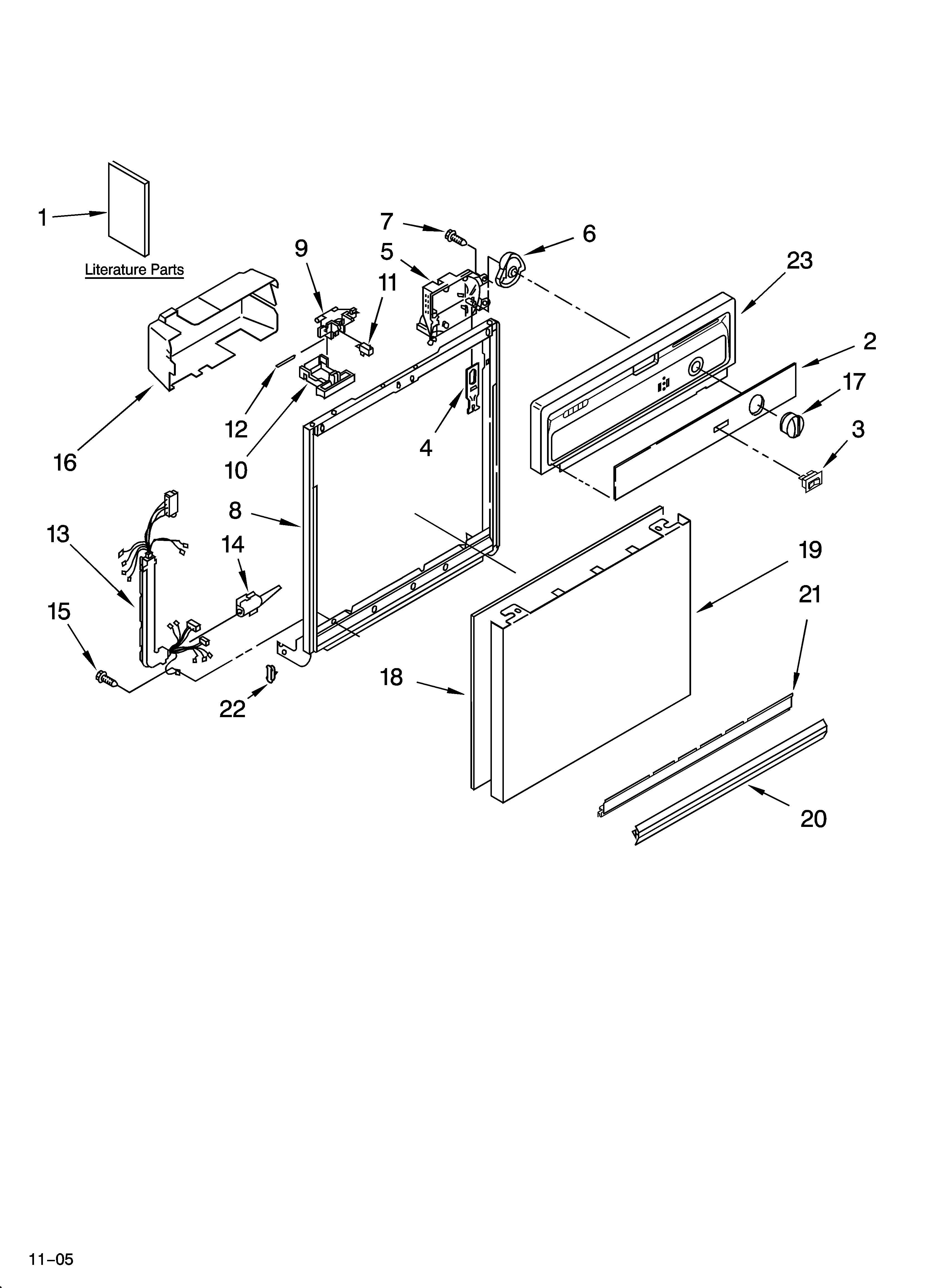 Frame and console parts