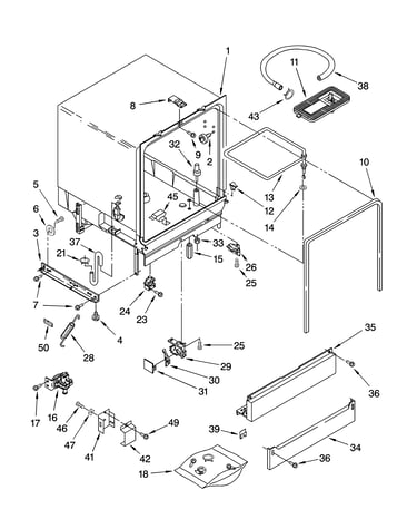 Tub assembly parts