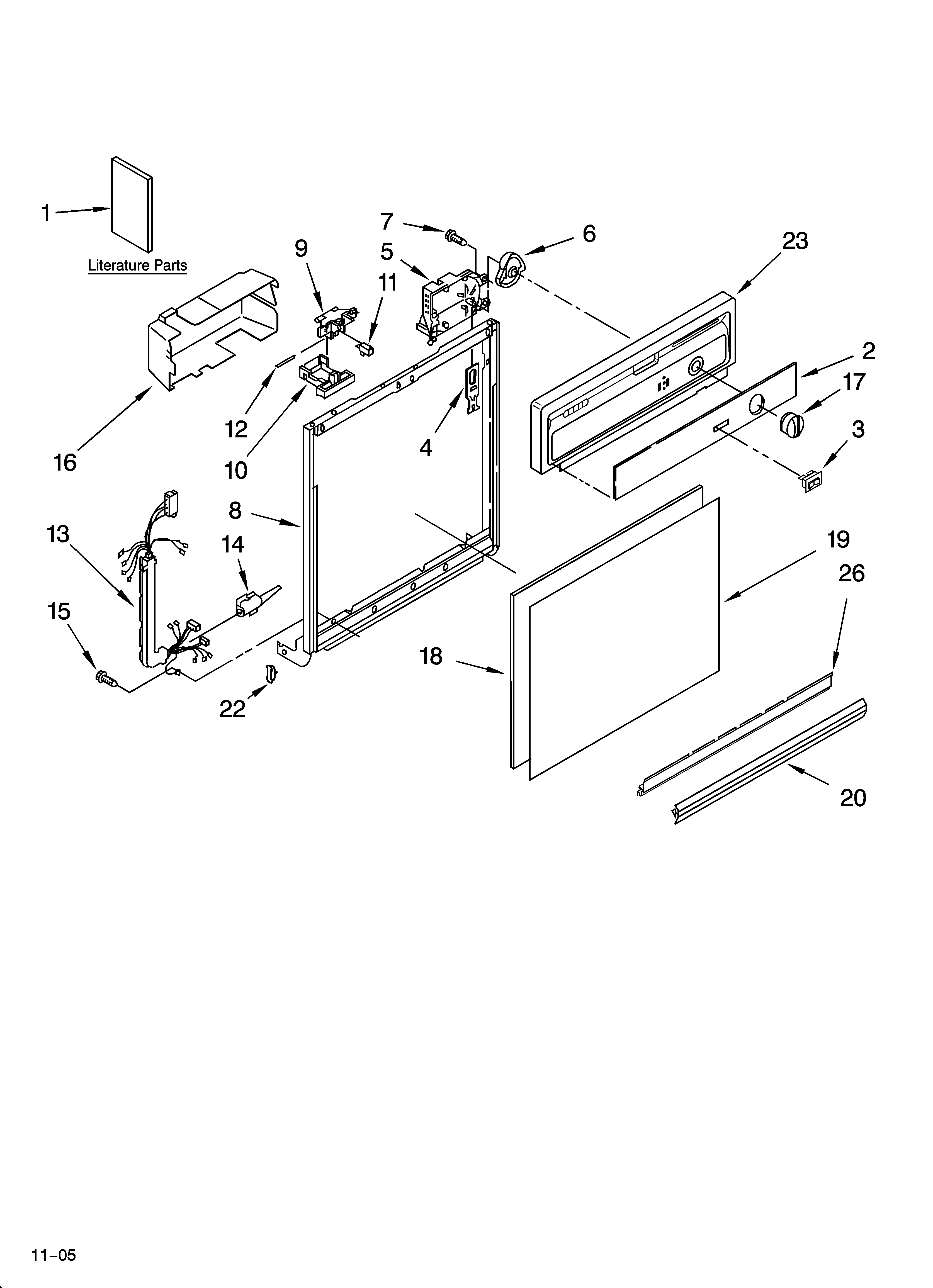 FRAME AND CONSOLE PARTS