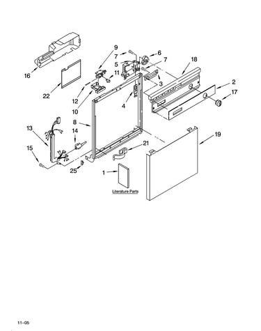 Frame and console parts