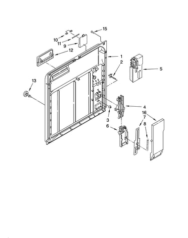 Inner door parts