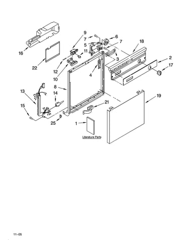 Frame and console parts