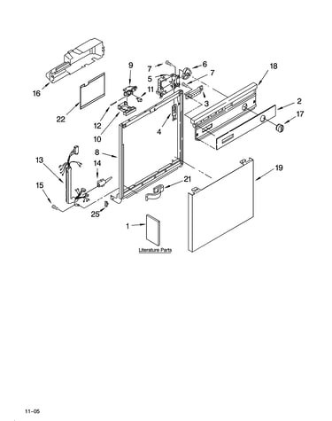 Frame and console parts