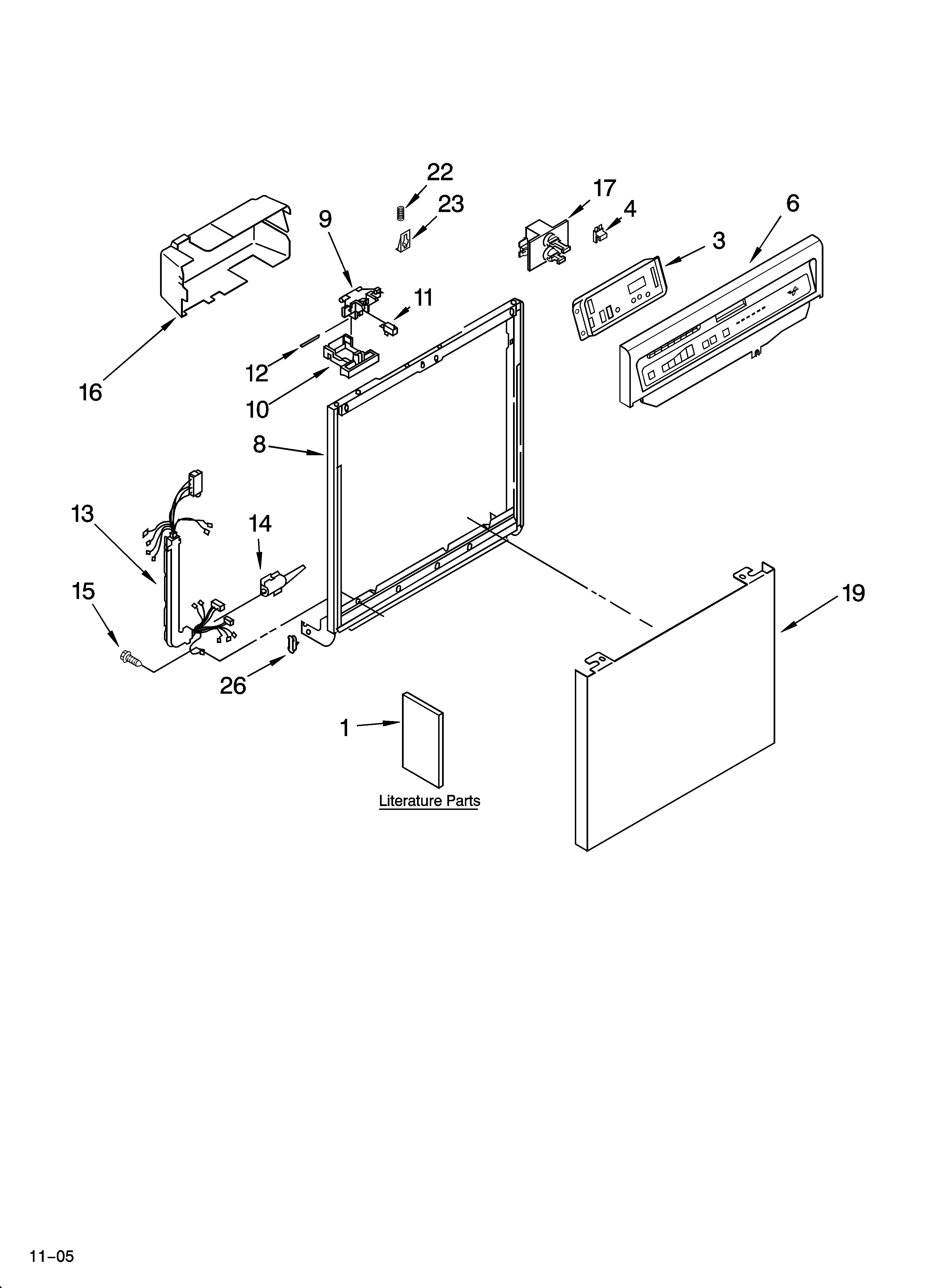 Frame and console parts