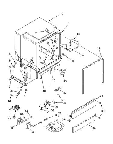 Tub assembly parts