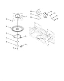 Magnetron and turntable parts