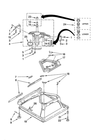Machine base parts