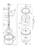 Agitator, basket and tub parts