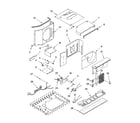 Whirlpool ACE124XS0 air flow and control parts diagram