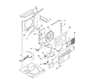 Whirlpool ACE244XS0 airflow and control parts diagram