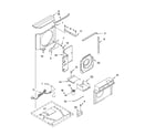 Whirlpool ACQ304XS0 airflow and control parts diagram