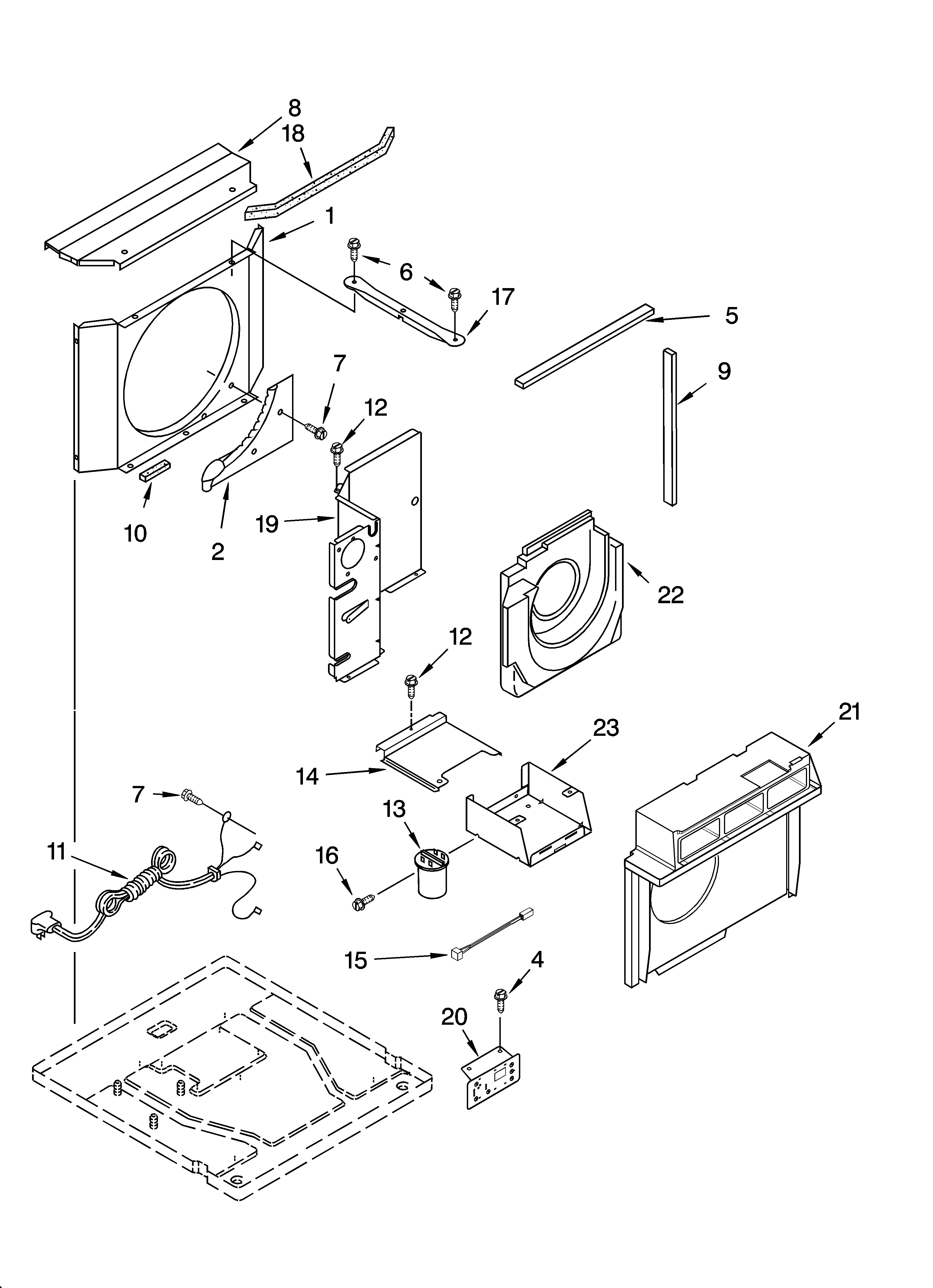 Airflow and control parts