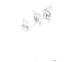 Whirlpool AD25BSS0 cabinet parts diagram